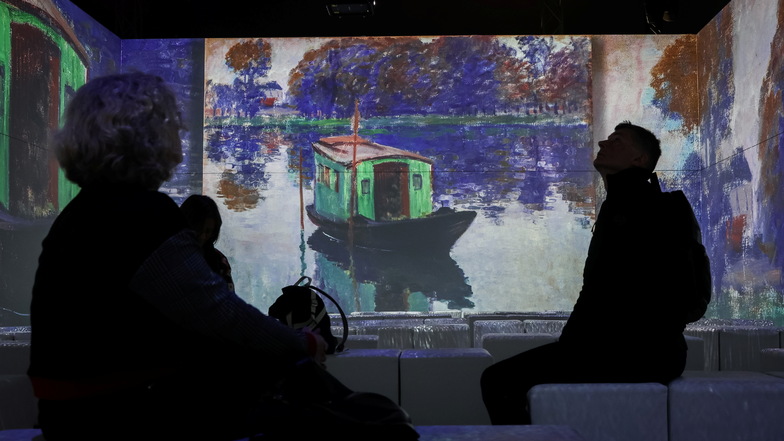 Der Erlebnisraum von "Monets Garten" ist das Highlight der Shows im Ostra-Dome in Dresden.