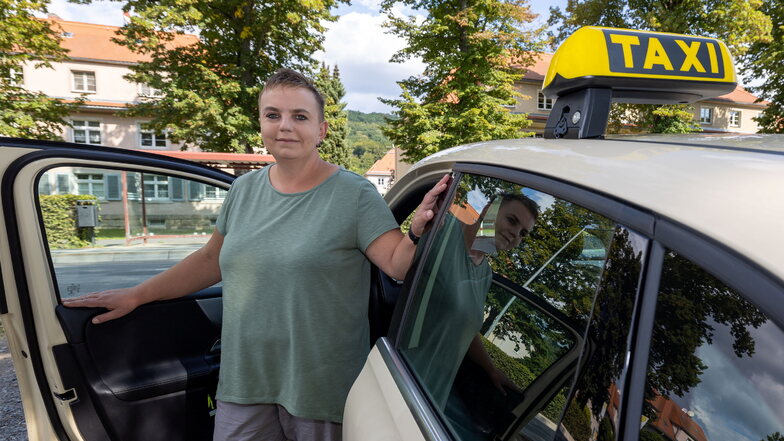 Taxifahrerin Petra Förster: Ich habe das im Gefühl, wenn Menschen etwas bedrückt.