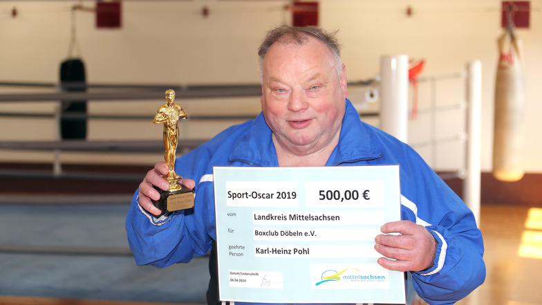 Beim Hauptausschuss des Kreissportbundes Mittelsachsen wurde der Präsident des Boxclubs Döbeln mit dem Sport-Oscar 2019 für ehrenamtliche Tätigkeit ausgezeichnet. Dieser ist verbunden mit einer Vereinsförderung von 500 Euro.
