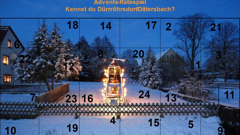 Die Einwohner von Dürrröhrsdorf-Dittersbach können auf Rätseltour gehen.