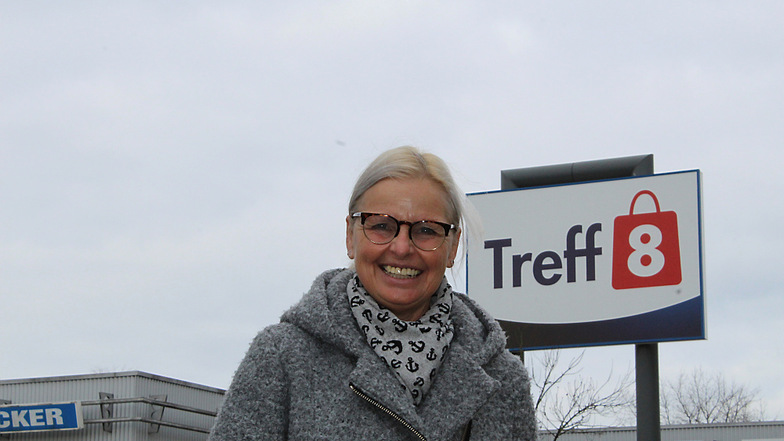 Kerstin Hanisch ist Managerin des Hoyerswerdaer Treff-8-Centers. Das Foto entstand im Februar 2020, als Corona weit weg schien...