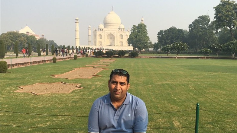 Natürlich gehört ein Ausflug zum Taj Mahal zu einer Indien-Reise unbedingt dazu. Und das Foto natürlich.