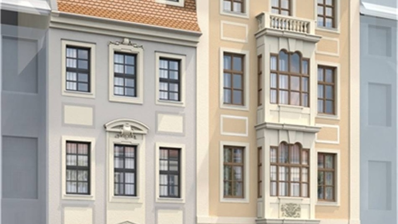 Auch das Klepperbeinsche Haus an der Frauenstraße bekommt seine historische Fassade.