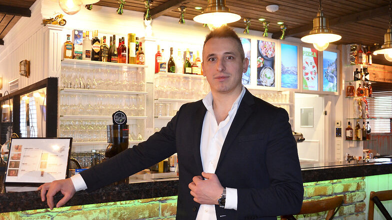 Blagojce Stojanoski ist der Geschäftsführer des Restaurants „Venetto“ in Hoyerswerda. Er hat viel vor am Standort.