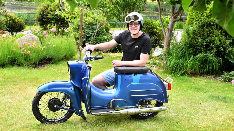 Junger Wachauer über sein Simson-Moped: "Mit der fühle ich mich cool und frei"