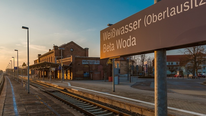 Bahnhof Weißwasser. Seine Revitalisierung könnte der Stadt einen Schub geben.