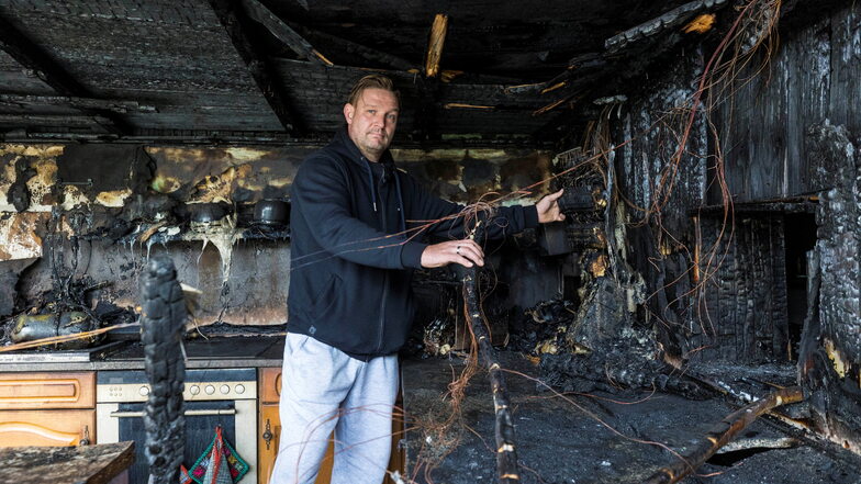 Brand in Löbauer Vereinsheim: So kann man jetzt beim Wiederaufbau helfen