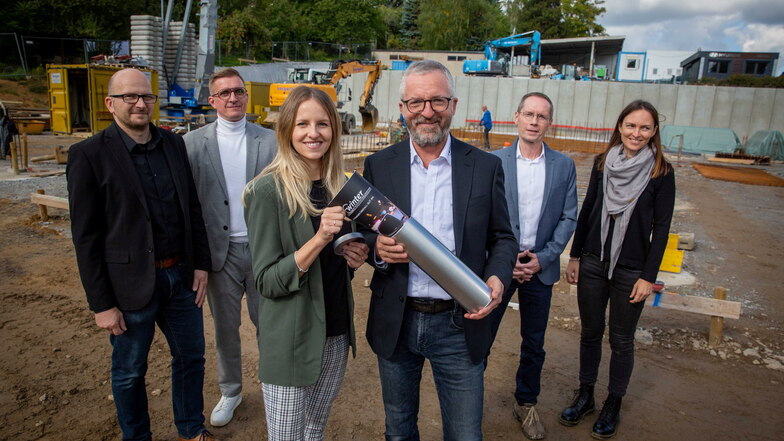 Grundstein für neues Autohaus in Kamenz gelegt