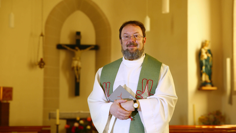 Uwe Peukert ist der neue Pfarrer für die katholische Kirchgemeinden in Kamenzer, Königsbrück und Oßling.