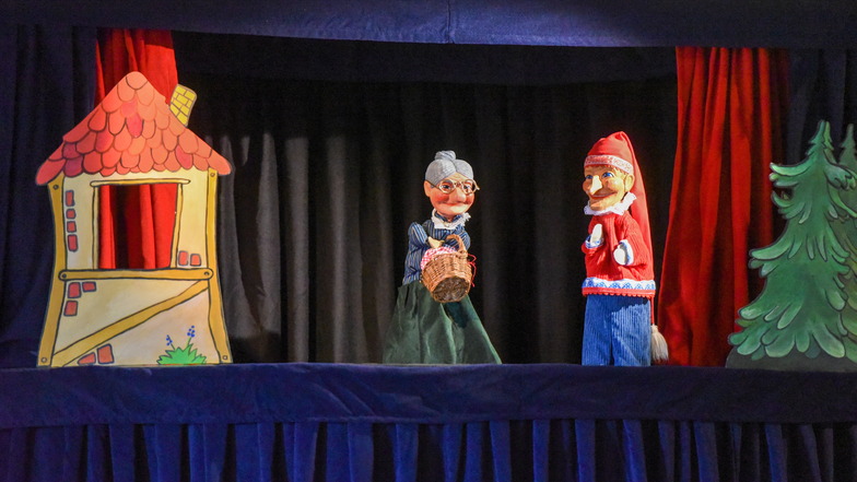 Das Puppentheater Luna war am Sonntag und Montag auf Burg Mildenstein zu erleben.