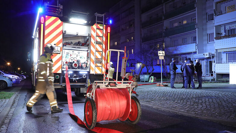 Zweiter Brand in einer Woche in Dresdner Hauskeller