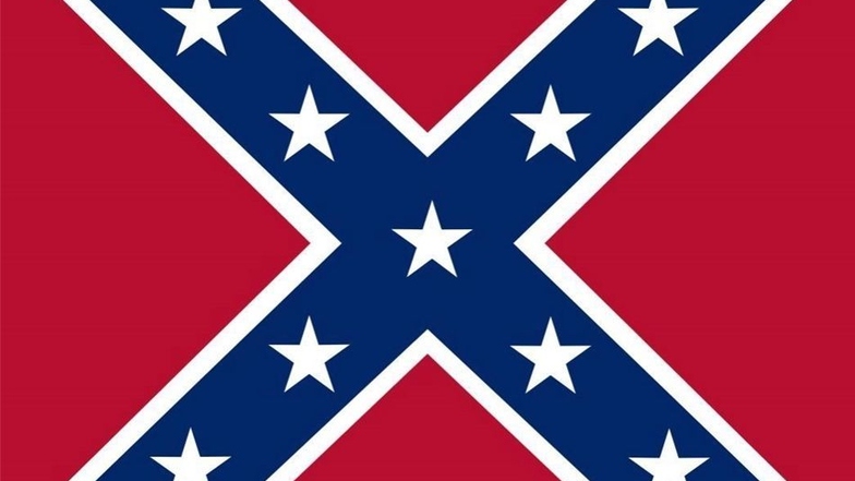 Die Fahne der Konföderierten.