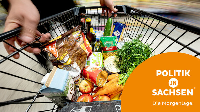 Angesichts der Inflation sparen die Sachsen beim Einkauf im Supermarkt. Dabei verzichten sie vor allem auf zwei Dinge, wie eine repräsentative Umfrage zeigt.