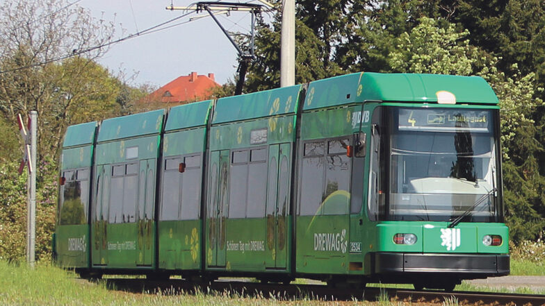 Ab dem kommenden Jahr fahren die Dresdner Straßenbahnen nahezu klimaneutral mit grünem Strom der DREWAG.