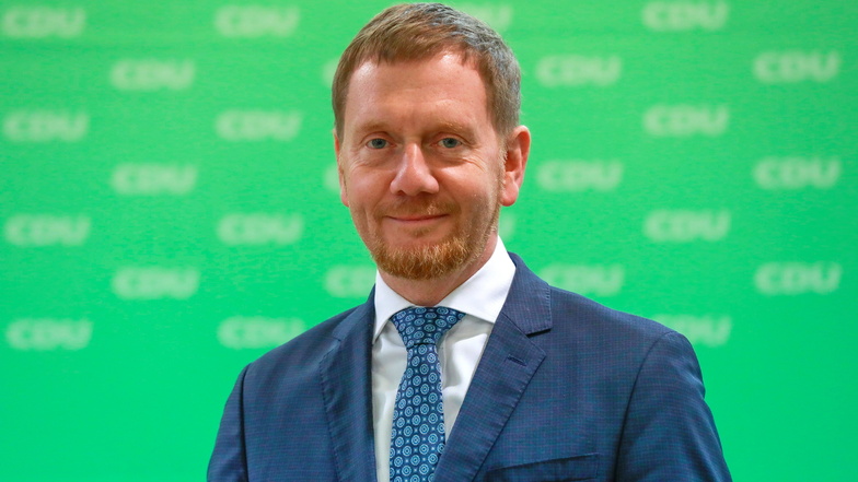 Will im Görlitzer Wahlkreis 2024 seinen Sitz im Landtag verteidigen: Ministerpräsident Michael Kretschmer.