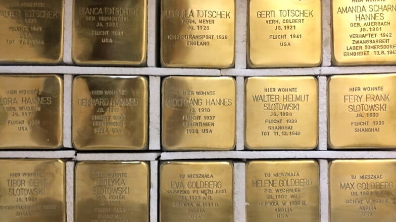 Diese 15 Stolpersteine für Mitglieder von vier Familien werden am 5. November in Görlitz und Zgorzelec verlegt.