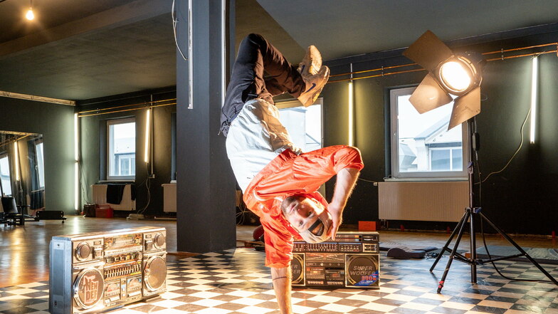 Im Kreativzentrum in der Meißner Straße 21 betreibt die Breakdance-Crew "The Saxonz" ein Tanzstudio.