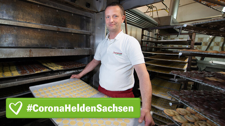 "Wir stehen in der Krise an vorderster Front", sagt Thomas Höring, der Chef der Stadtbäckerei Höring in Dresden.