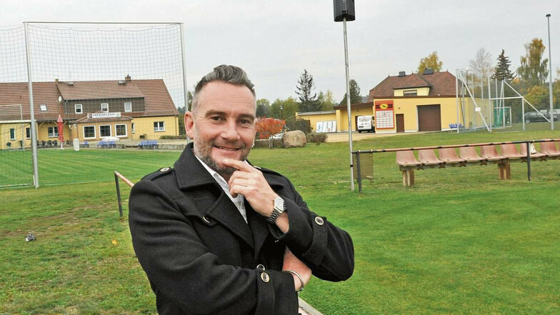 Mathias Lampe (44), Bürgermeisterkandidat mit Mandat der AfD in Schleife, stellt sich am 1. November 2020 zur Wahl. Der selbstständige Bauunternehmer sitzt seit 2019 im Gemeinderat.