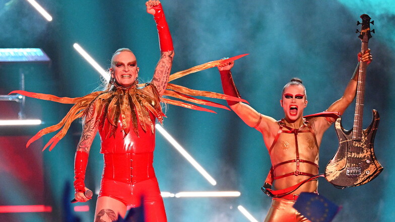 Lord Of The Lost aus Deutschland beim ESC in Liverpool.