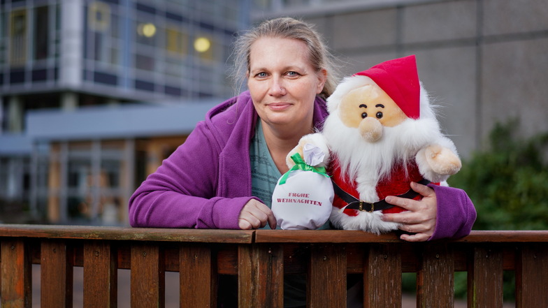 Silke Wolf ist Pflegerin im städtischen Altenheim in Radeberg. Wie seit Jahren schon wird sie auch diesmal wieder an Weihnachten für ihre Heimbewohner da sein.