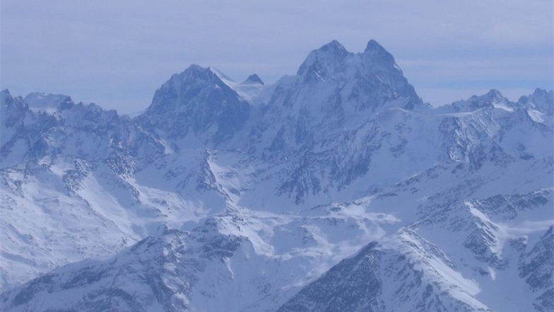 Der 4737 Meter hohe Uschba im Kaukasus.