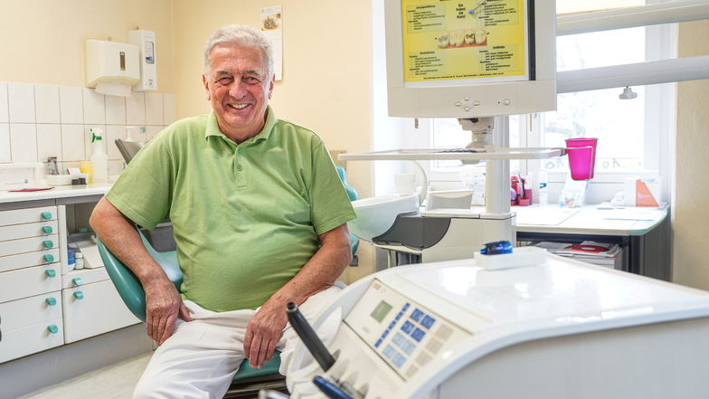 Seit 40 Jahren ist Mathias Wunsch Zahnarzt in Bautzen, in ein paar Monaten geht er in den Ruhestand.