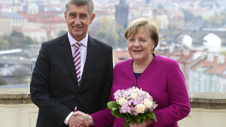 2018 reiste Bundeskanzlerin Angela Merkel anlässlich der Gründung der Tschechoslowakei vor 100 Jahren nach Tschechien und traf unter anderen Ministerpräsident Andrej Babis.