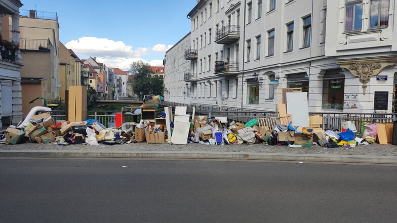 So sah es am Montagabend vor einer Woche am Hahnemannsplatz aus.