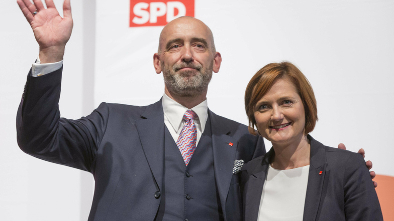Auch ein Ost-West-Paar: Ost-Frau Simone Lange, OB in Flensburg, und West-Mann Alexander Ahrens, OB in Bautzen, bewarben sich 2019 kurzzeitig um den SPD-Bundesvorsitz.