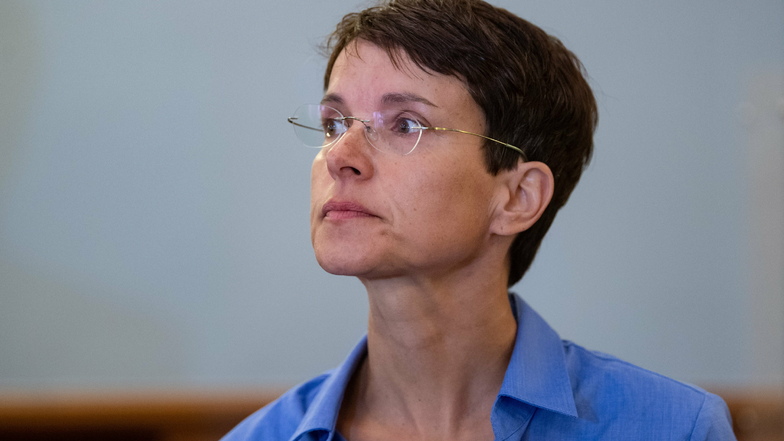 Frauke Petry im Landgericht Leipzig: Der Prozess zieht sich weiter hin.