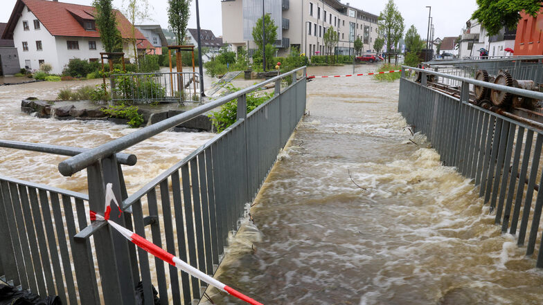 Hochwasserwarnung für mehrere Flüsse in Sachsen