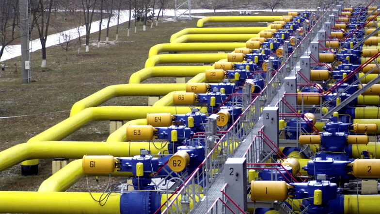 Der Gasspeicher in Bojarka in der Ukraine ist ein Transitpunkt. Die russische Invasion in der Ukraine veranlasst Politiker wie Energiemanager, neu über die Energiesicherheit nachzudenken.