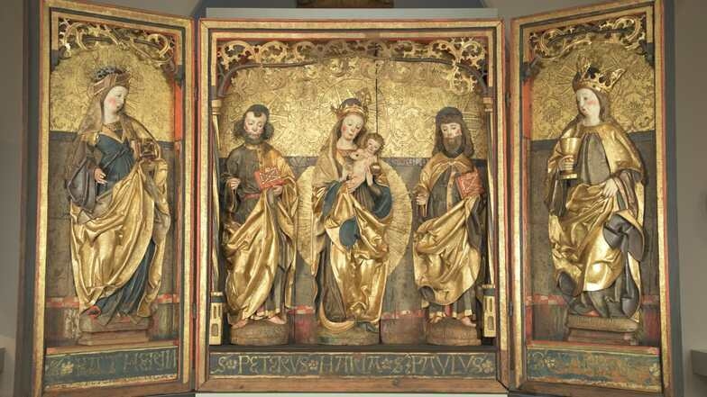 Der Vielauer Altar aus dem Jahr 1514 erstrahlt in neuem Glanz.