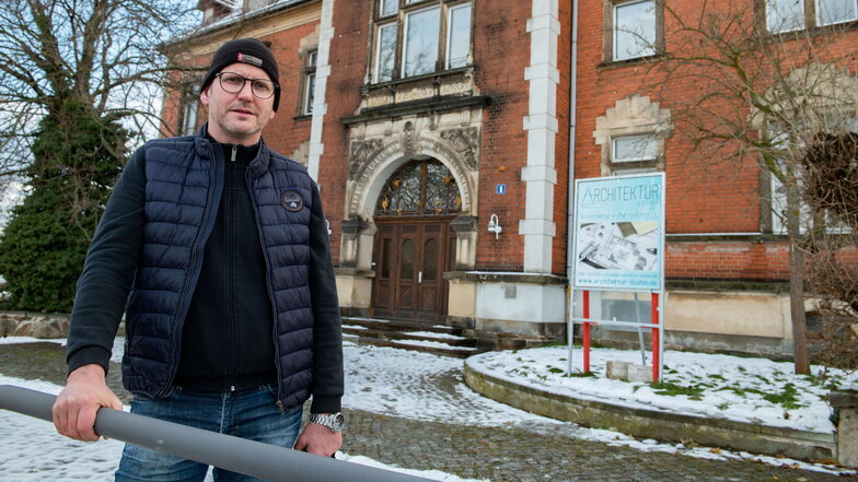Matthias Kurrey baut in Großenhain als Projektträger mit einem Partner die ehemalige Musikschule um.
