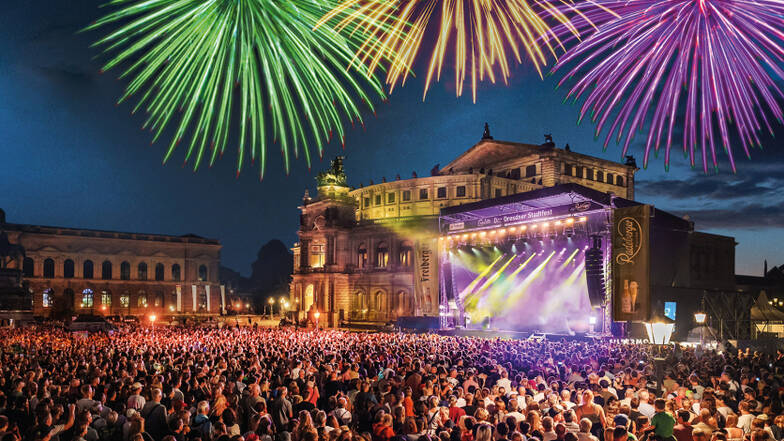 Die Dresdner feiern ihr Stadtfest das ganze Wochenende,