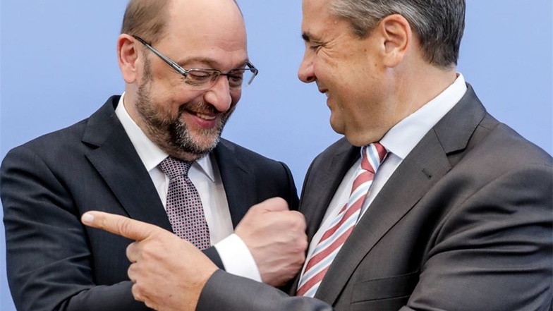 Treffen von Schulz und Gabriel