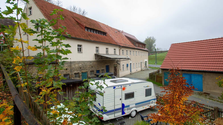 Außenansicht Kirchmühle im Stolpener Ortsteil Langenwolmsdorf.
