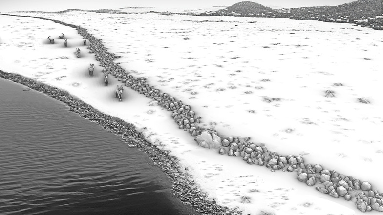 Forscher entdecken einen gigantischen Steinwall in der Ostsee