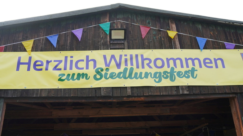 Mit diesem Plackt wurden die Gäste auf dem Festgelände an der Ochsenwiese begrüßt.