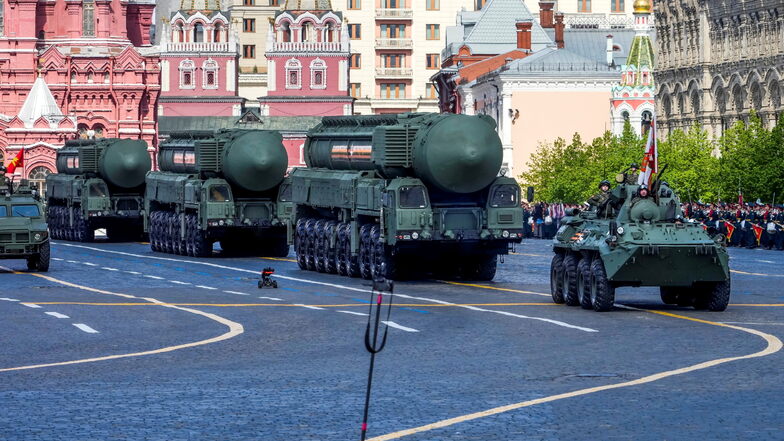 Auf dem Roten Platz in Moskau veranstaltet Putin eine große Militärparade zum 79. Jahrestag von Russlands Sieg im Zweiten Weltkrieg.