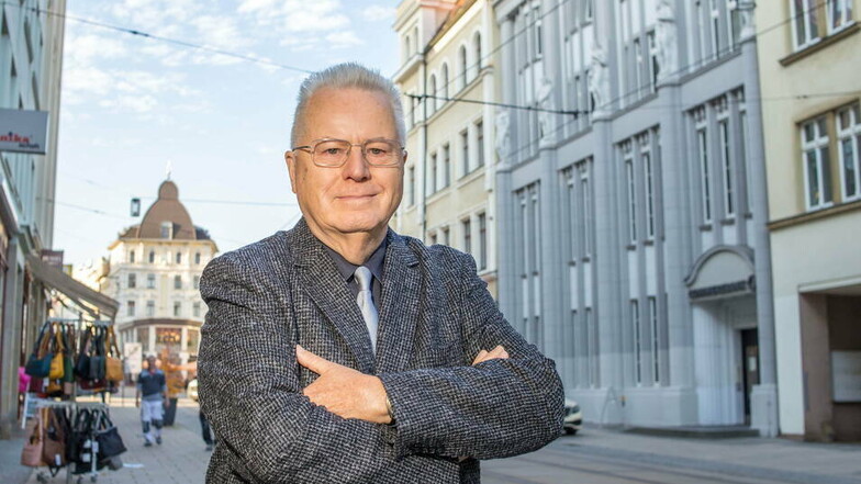 Götz Pahl hat die Görlitzer Filiale der Commerzbank geleitet. Jetzt wird er 80 Jahre alt.