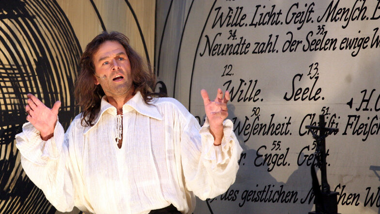 So lebendig vermittelt wurde Jacob Böhme den Görlitzern zuletzt beim Historienspiel auf dem Untermarkt vor zwölf Jahren.