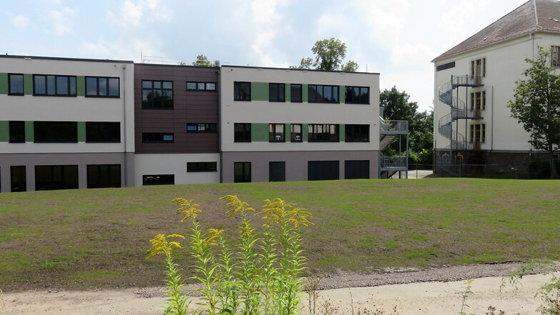Das neue Schulgebäude in Freital-Zauckerode.