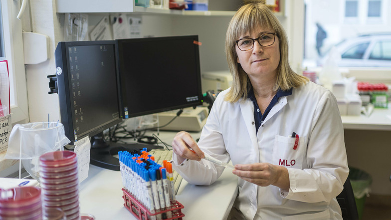 Claudia Friedrichs ist Infektionsepidemiologin und leitet das Medizinische Labor Ostsachsen in Görlitz. Hier wurden 3.000 Proben von der A4-Teststation untersucht.