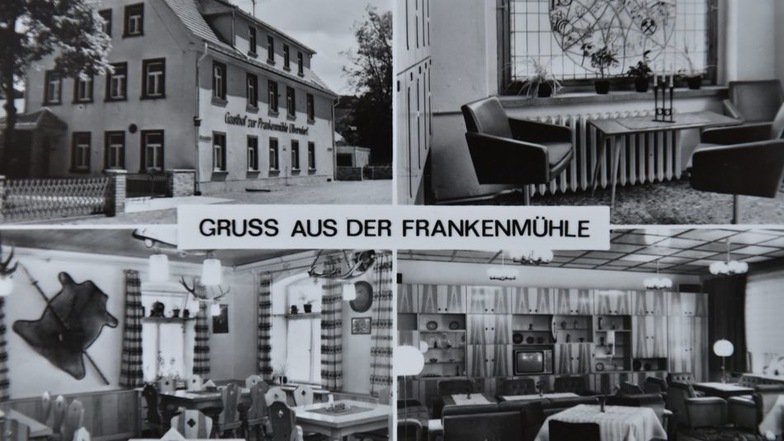 Die Postkarte erinnert noch an die Zeit, als die Frankenmühle Ferienheim war.