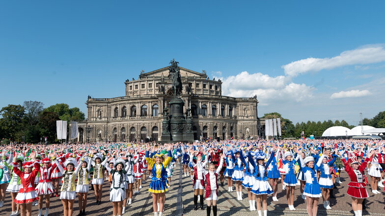 Gardetanz in Dresden: Wie der Weltrekord geknackt wurde