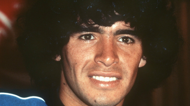 Diego Maradona auf einem Foto aus dem Jahr 1981.