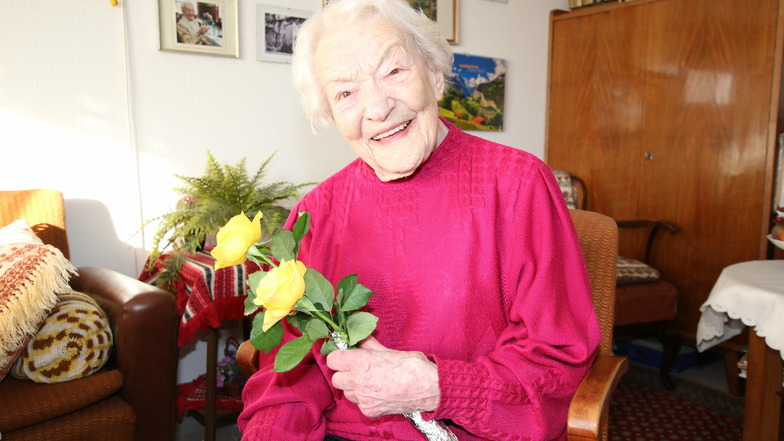 Dass Gertrud Bley 106 Jahre alt ist, ist der rüstigen Waldheimerin nicht anzusehen. Die Seniorin erledigt noch viele Arbeiten im Haushalt selbst.