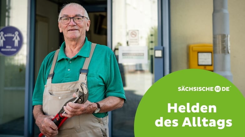 Hausmeister Wolfgang Gaitzsch arbeitet seit 20 Jahren in der Helios Klinik Leisnig.